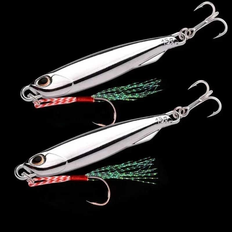 Fishing Lure Spoon - Zestaw 10 sztuk metalowych przynęt typu