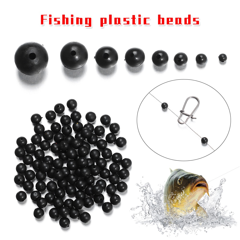 Fishing Lure Accessories - 100 sztuk/partia koraliki wędkarskie przestrzeń korek