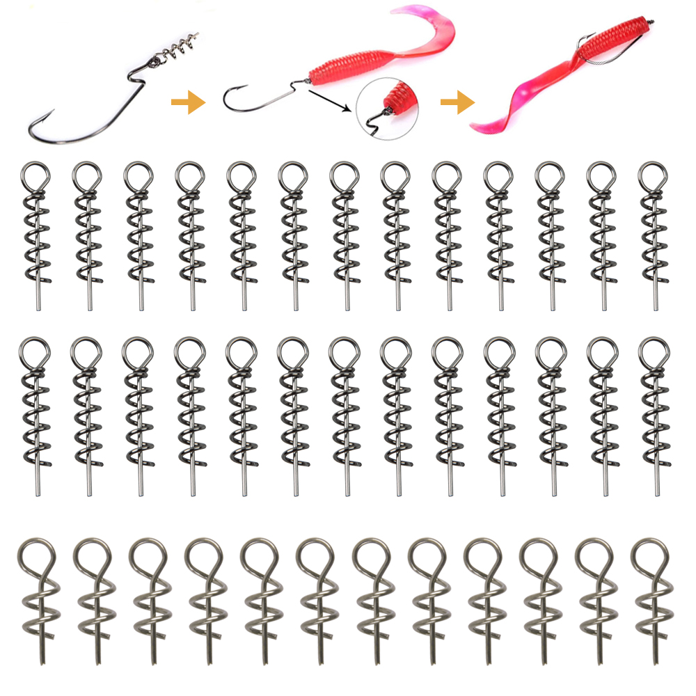 Fishing Lure Accessories - 30szt Sprężyna blokująca ze stali nierdzewnej