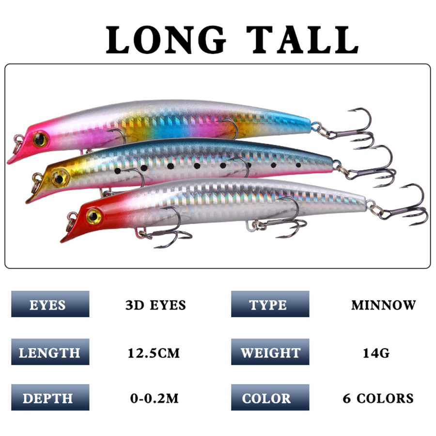 6 sztuk Crankbaits przynęty mo – Fishing Lure Spinnerbait recenzja i cena