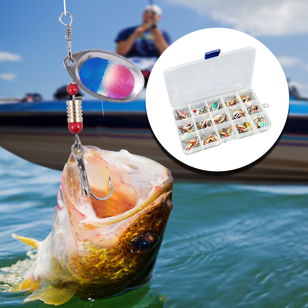 30 sztuk metalowych przynęt w  – Fishing Lure Spoon recenzja i cena
